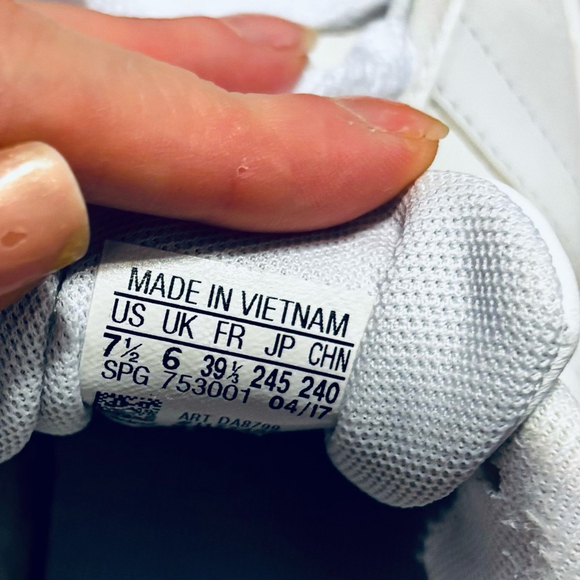 Adidas White Neo VS Pace Sneakers Size 7.5 - Picture 9 of 9